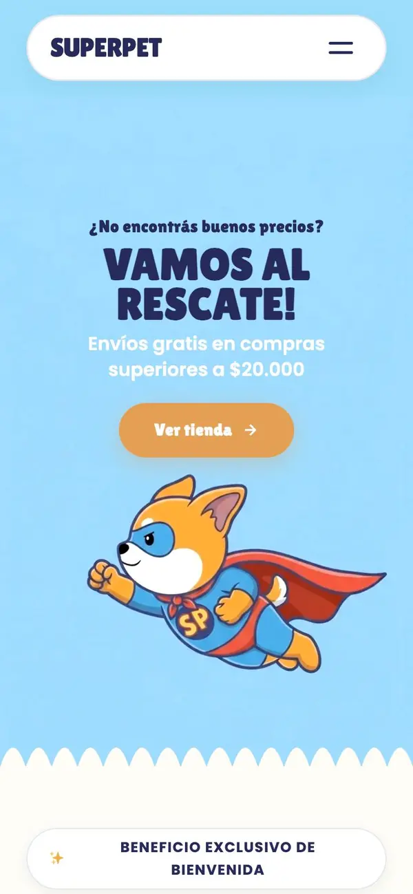 SUPERPET en el celular